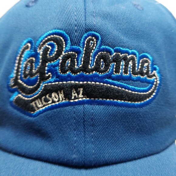 La Paloma Tuscon AZ Dri Look Blue Hat Cap Blue Ahead Strapback NWT - Picture 2 of 9